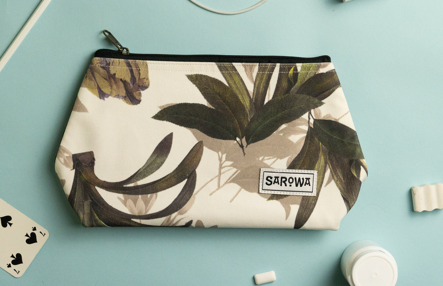 shower bag purple flower