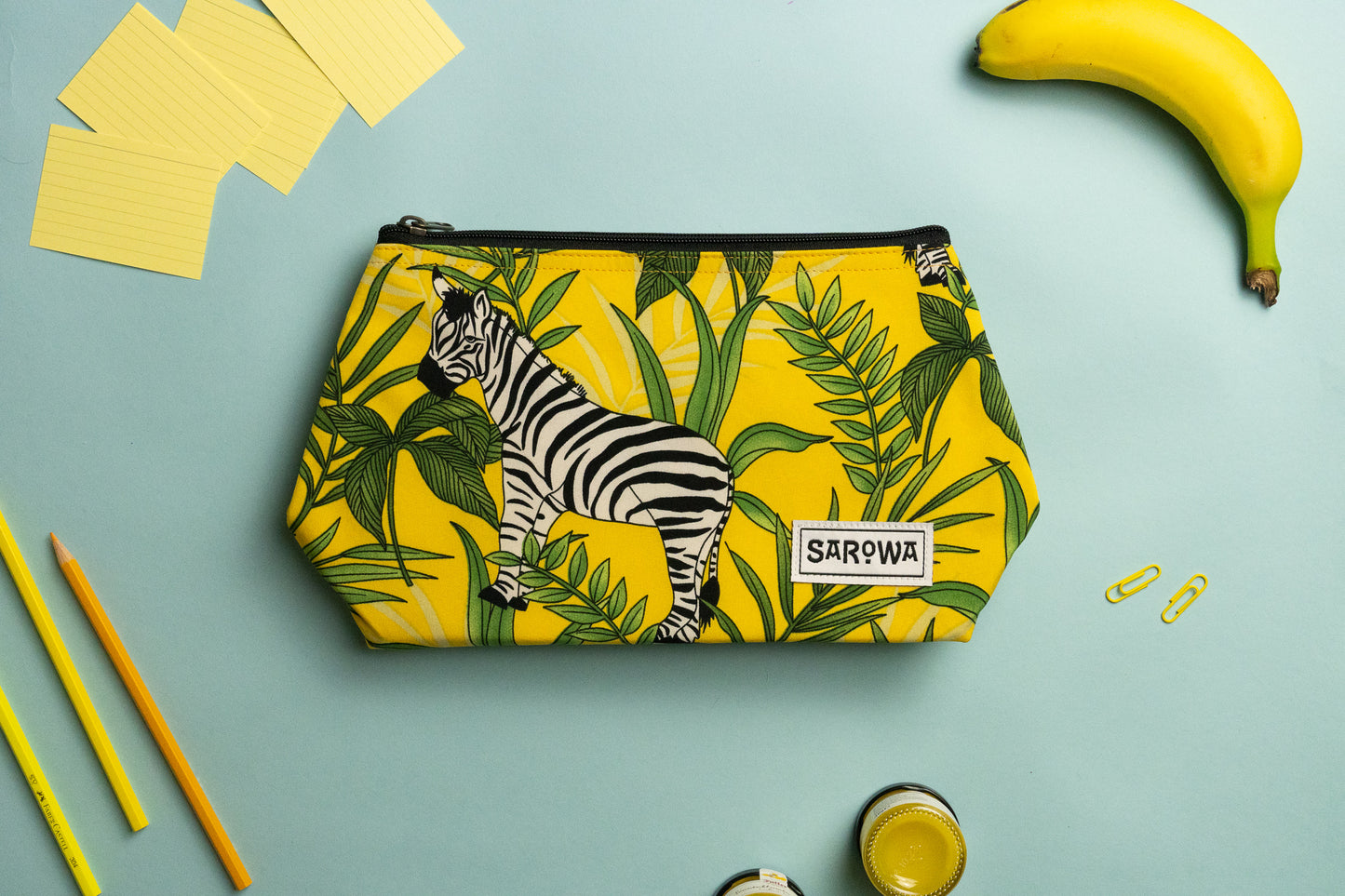 shower bag zebra