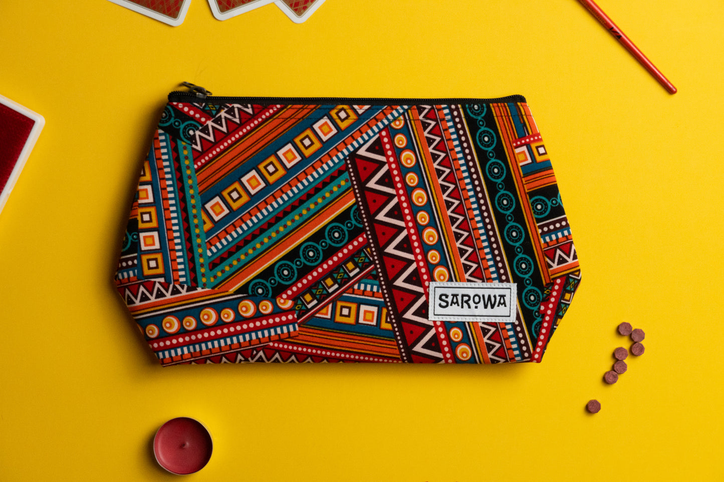 shower bag green inca