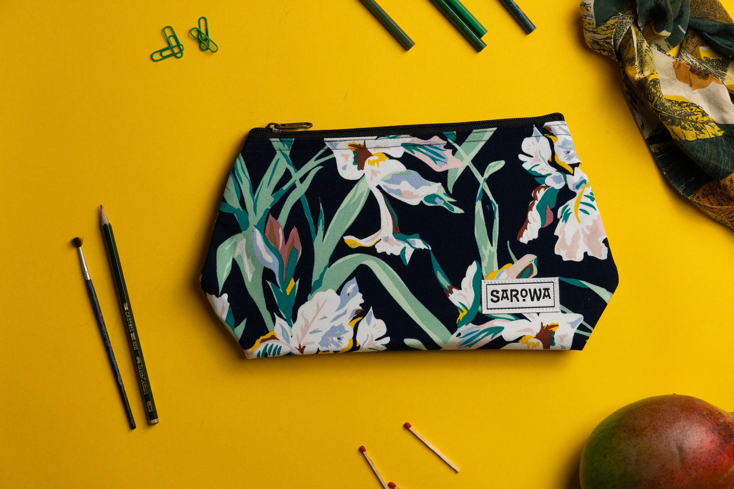 shower bag flower painting