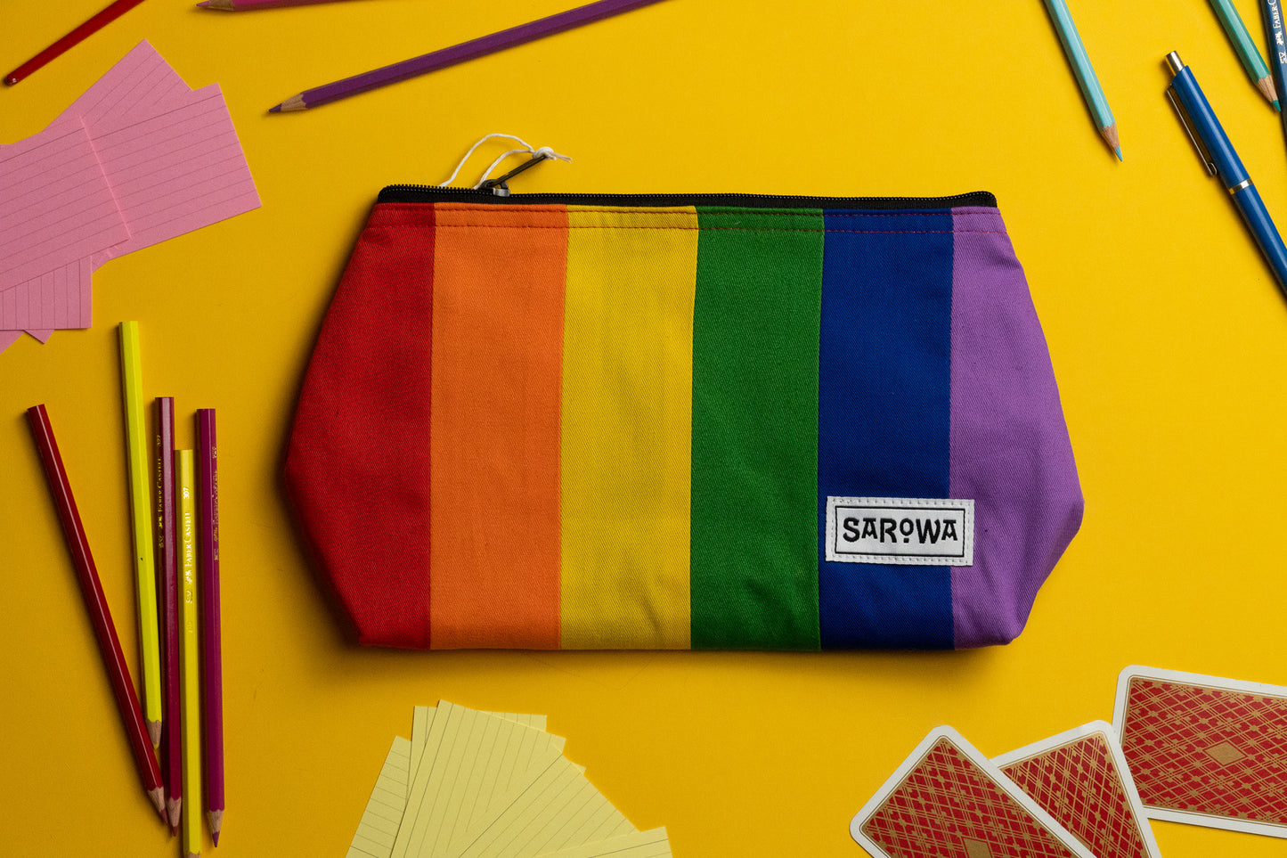 shower bag rainbow