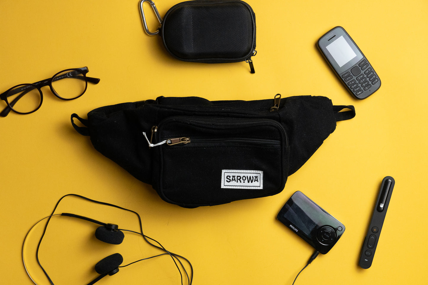 Fanny Pack Black Canvas