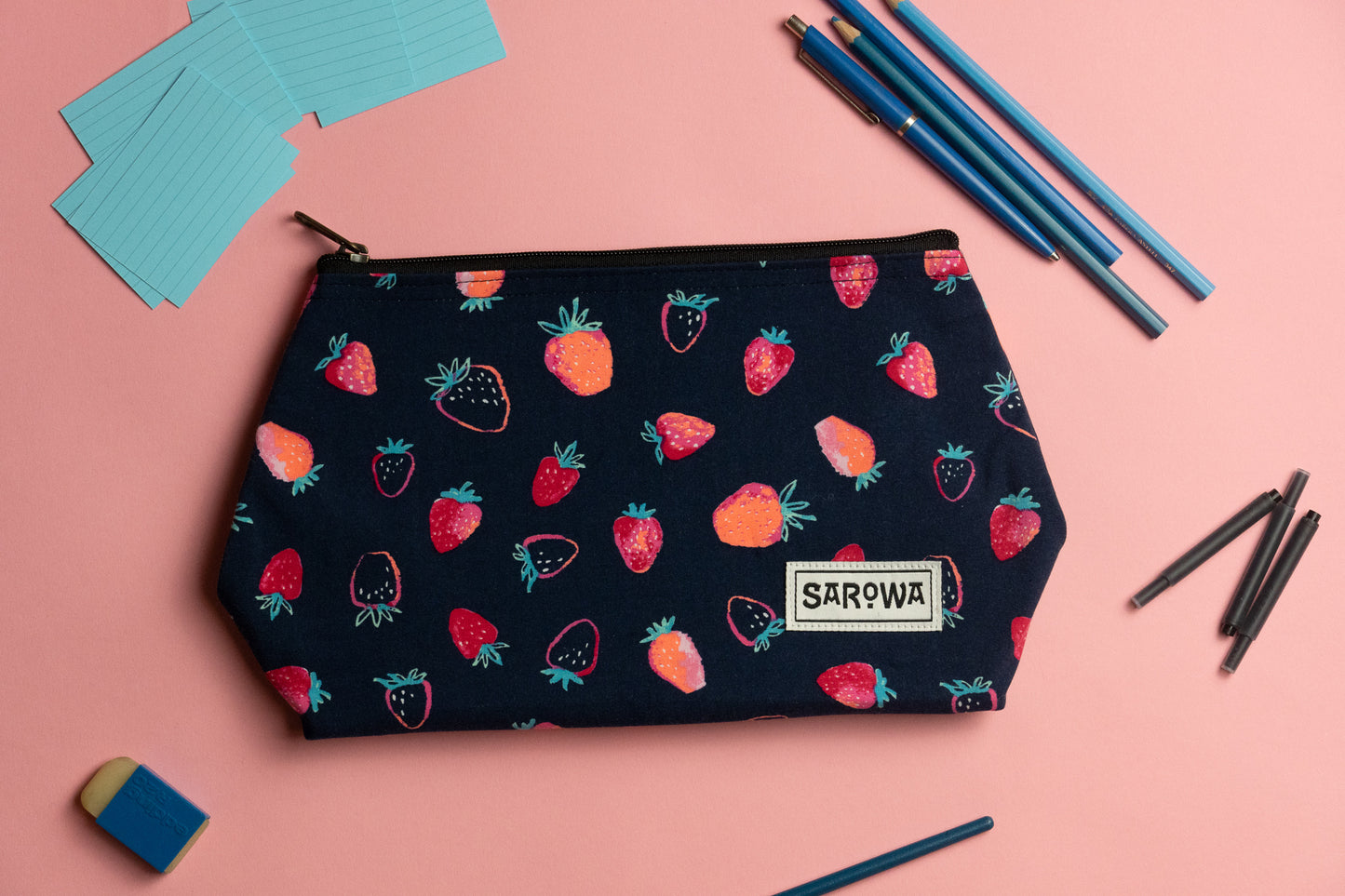 shower bag strawberry