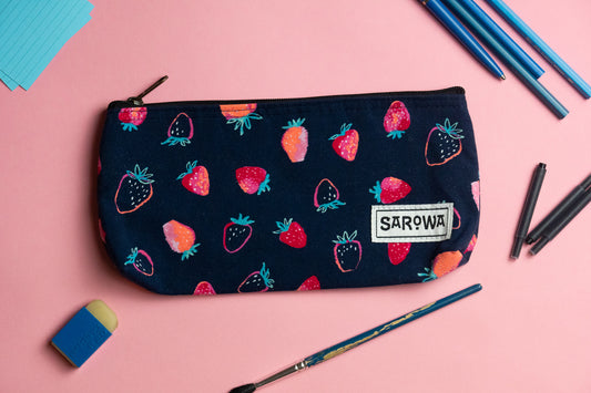 pencil case strawberry